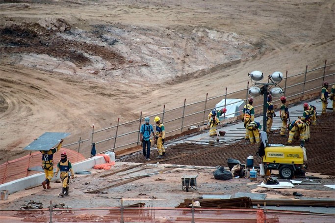 Obras paradas no Parque Deodoro-RJ