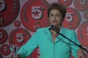 No congresso do PT, presidente Dilma diz n&atilde;o temer 'julgamento da hist&oacute;ria'