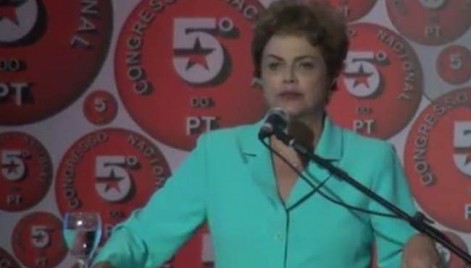 No congresso do PT, presidente Dilma diz não temer 'julgamento da história'