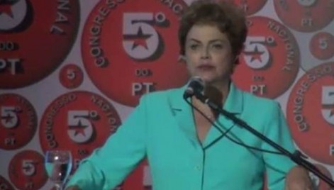 No congresso do PT, presidente Dilma diz n&atilde;o temer 'julgamento da hist&oacute;ria'