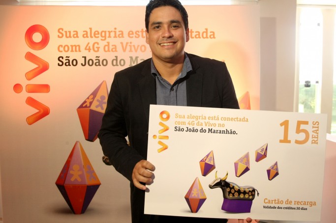 Evento da Operadora VIVO. Luís Fernando Lins- gerente de visão da Vivo