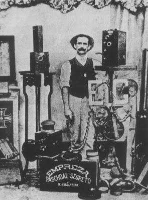 O italiano Afonso Segreto &eacute; considerado os precursor do cinema no Brasil  