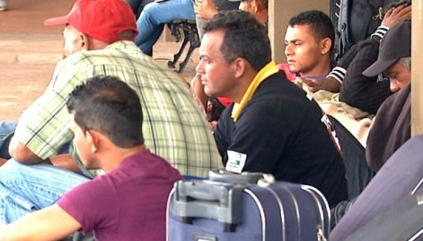 Os trabalhadores denunciaram que receberam falsas promessas de emprego