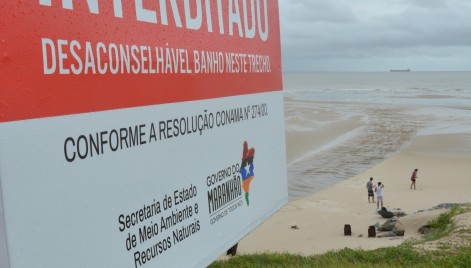 Praias imprópias para banho