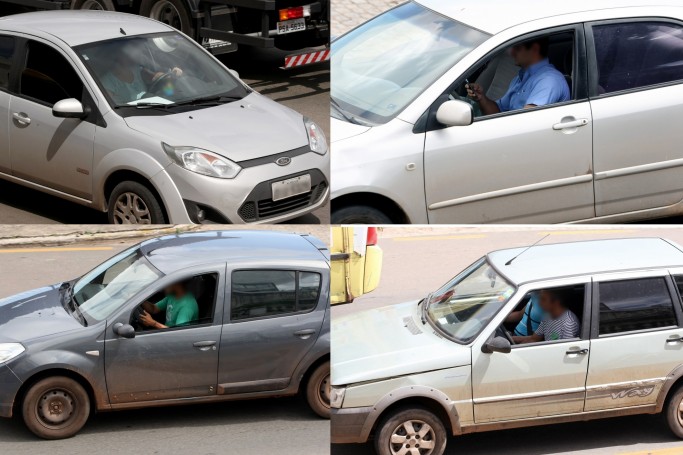 Flagrantes de condutores sem cinto de segurança em São Luís