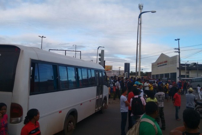 Protesto motoristas de vans