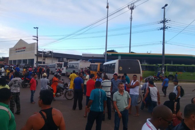 Protesto motoristas de vans