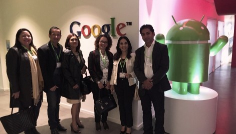T&eacute;cnicos da Seduc na sede do Google em S&atilde;o Paulo