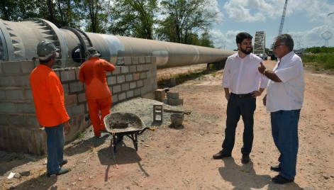 Governo est&aacute; concluindo implanta&ccedil;&atilde;o da nova adutora do Sistema Italu&iacute;s para beneficiar 100 bairros de S&atilde;o Lu&iacute;s