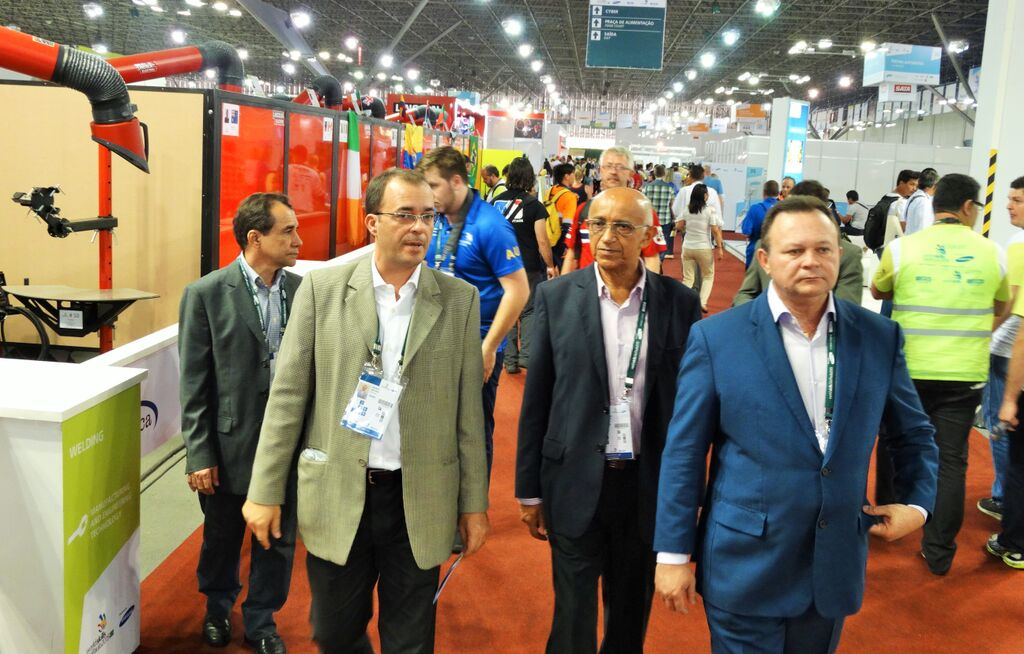 Delegação maranhense da FIEMA/SENAI durante o WorldSkills em São Paulo