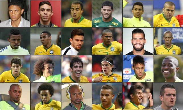 Convocados para sele&ccedil;&atilde;o brasileira de futebol