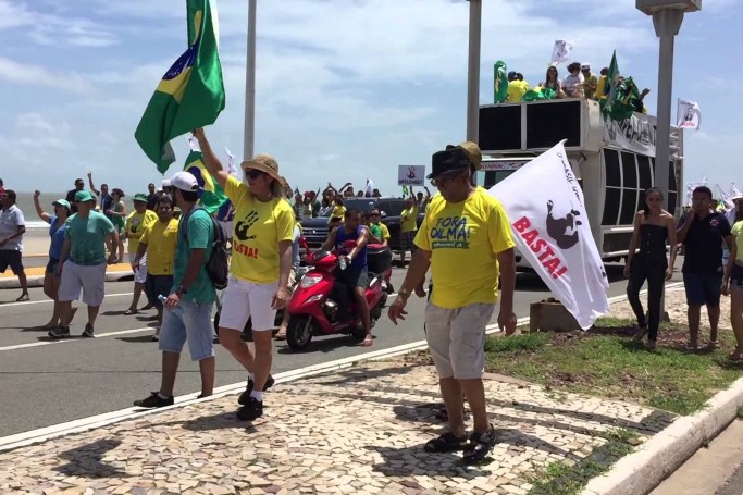 Protesto contra o governo Dilma