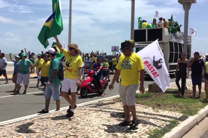 Protesto contra o governo Dilma