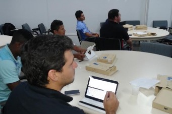 T&eacute;cnicos da SAF durante capacita&ccedil;&atilde;o em tecnologia da informa&ccedil;&atilde;o