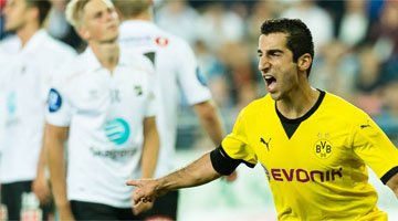 Virada aconteceu s&oacute; cinco minutos antes do fim, com o arm&ecirc;nio Mkhitaryan