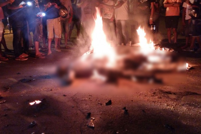 Francisco Júnior, de 18 anos, morreu queimado após colidir com a traseira de um caminhão