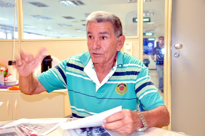 26/08/2015.Cr&eacute;dito:Karlos Geromy/OIMP/D.A.Press.Brasil.S&atilde;o Lu&iacute;s-MA. Augusto Parga ex-jogador do Ferrovi&aacute;rio de S&atilde;o Lu&iacute;s-MA.