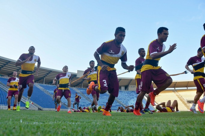 Treino do Sampaio no Castel&atilde;o 