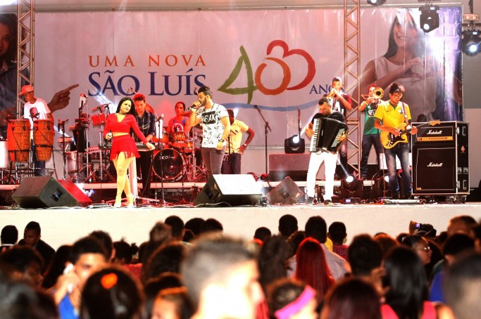 Diversidade de ritmos marca a comemora&ccedil;&atilde;o dos 403 anos de S&atilde;o Lu&iacute;s na Maria Arag&atilde;o