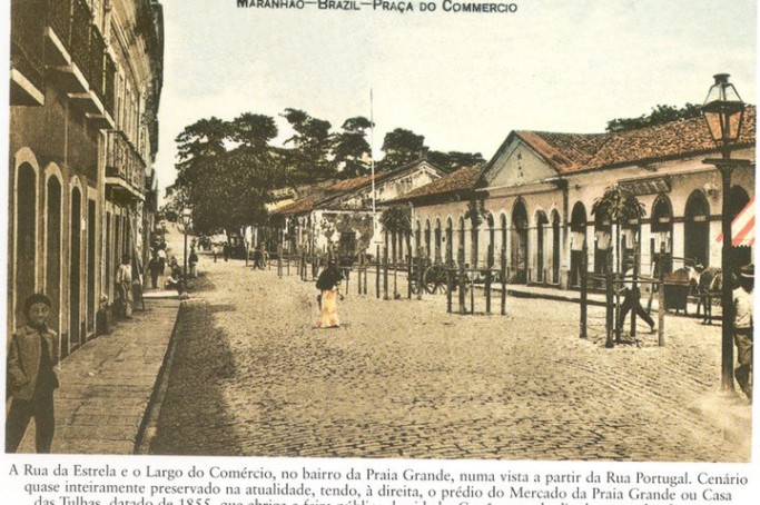 O rico com&eacute;rcio de S&atilde;o Lu&iacute;s 