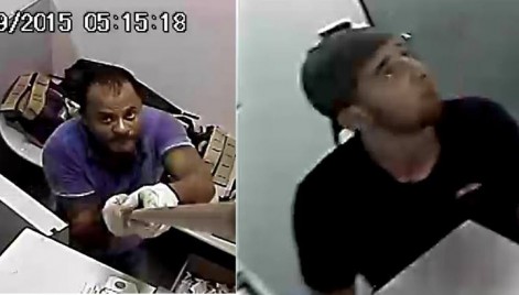 C&acirc;meras flagram assaltantes de banco em Imperatriz