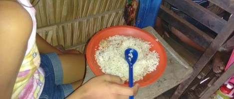 As péssimas condições da escola