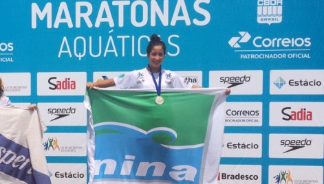 Nadadora Maranhense &eacute; campe&atilde; brasileira de Maratonas Aqu&aacute;ticas
