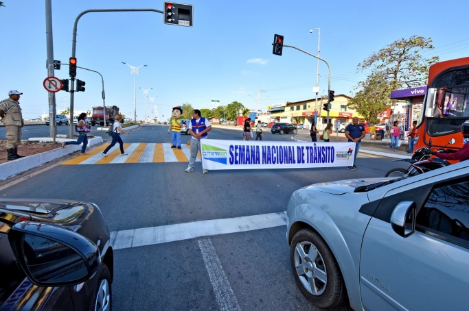 Semana do Tr&acirc;nsito no bairro do Ipase