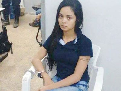 Willana Nava Madeira Silva, foi presa com cabelos provenientes de um assalto em um salão de beleza com especialidade em mega hair