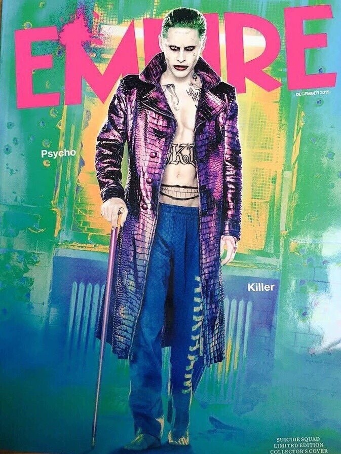 Jared Leto, o Coringa do filme esquadr&atilde;o suicida