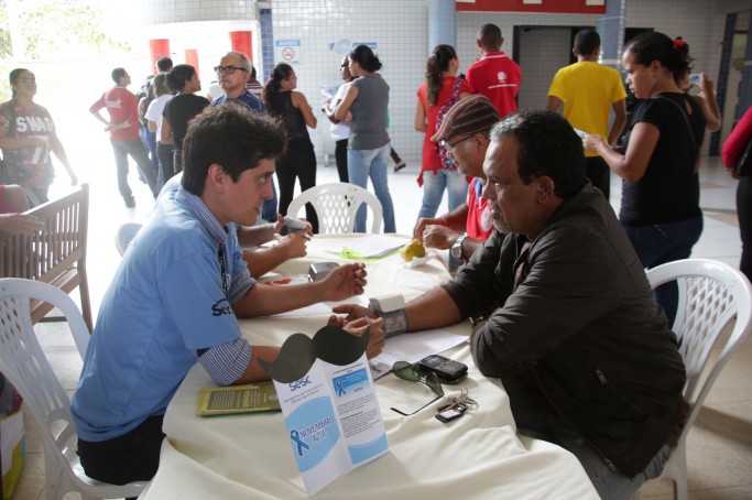 Sesc realiza a&ccedil;&otilde;es preventivas do Novembro Azul