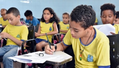 Estudantes da rede municipal participam de simulado para a aplica&ccedil;&atilde;o da Prova Brasil