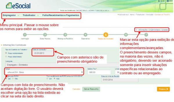 Saiba como cadastrar o trabalhador dom&eacute;stico no eSocial