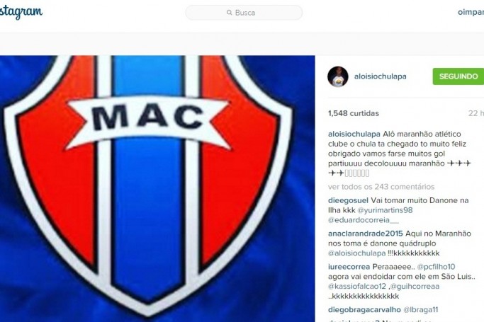 Print de Instagram