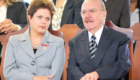 Dilma e Sarney em Brasília