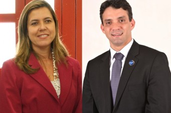 Val&eacute;ria Lauande e Thiago Diaz  