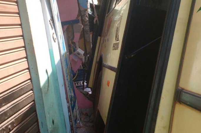 Acidente ônibus no Pirapora