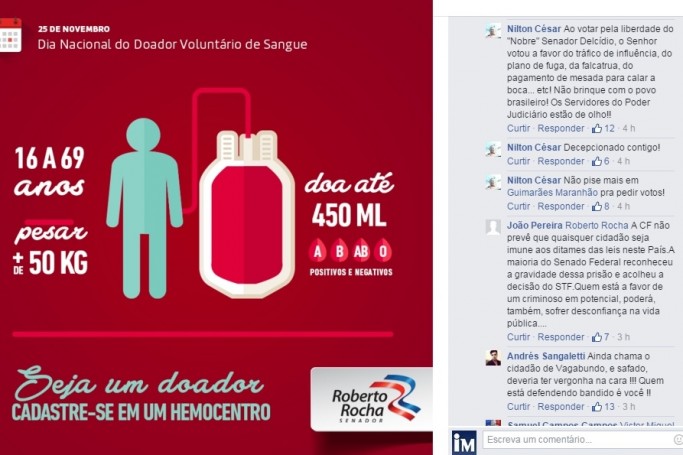 .roberto rocha troca farpas