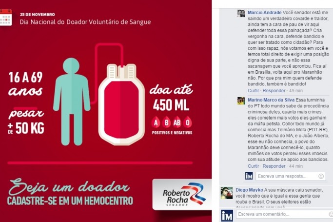 roberto rocha troca farpas