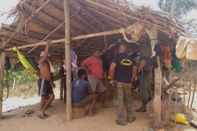 Ação conjunta do BPA, Corpo de Bombeiros e Sema resultou na descoberta de um garimpo ilegal em Turiaç