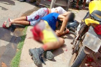 Suspeitos de assalto s&atilde;o baleados por policial no Bequim&atilde;o