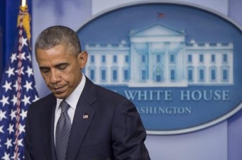 Barack Obama fala &agrave; imprensa na Casa Branca 