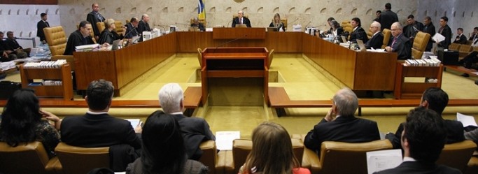 Ministros do STF derrubaram o rito adotado por Eduardo Cunha no processo que pode afastar a presidente Dilma. Foram sete votos contra a participação de uma chapa avulsa e cinco contra a eleição secreta - Foto: Carlos Humberto/SCO/STF