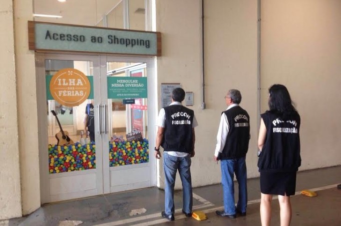 PROCON - FISCALIZAÇÃO - SHOPPING - MOTO