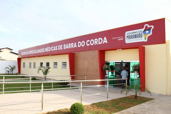 Entrada principal do Centro de Especialidades Médicas de Barra do Corda