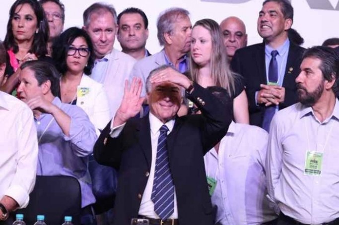 Temer venceu as eleições na convenção do partido que está sendo realizada em Brasília