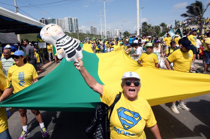 Manifestação em São Luís (Honório Moreira/O Imparcial)