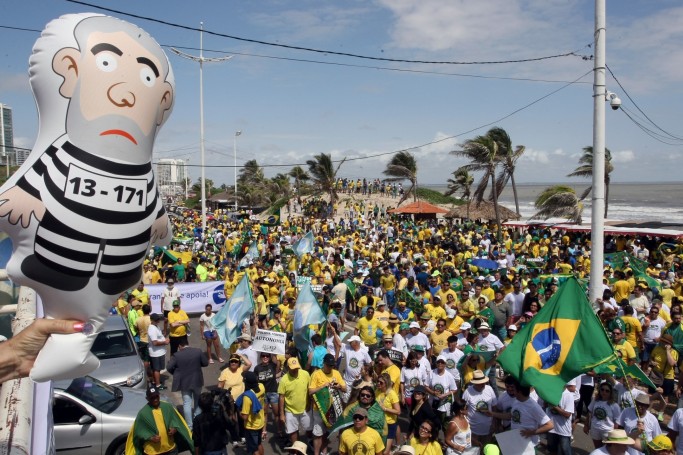 Manifestação em São Luís (Honório Moreira/O Imparcial)