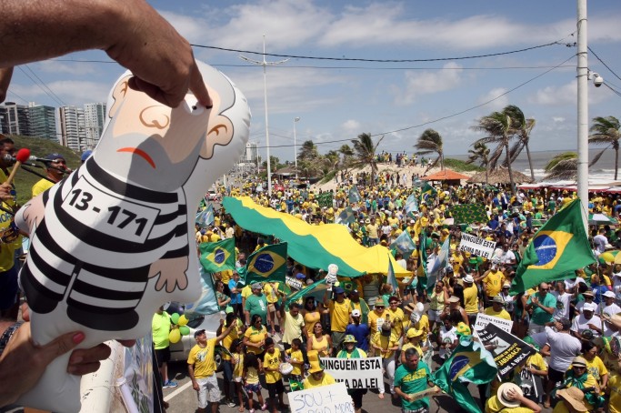 Manifestação em São Luís (Honório Moreira/O Imparcial)