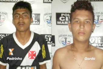 "Pedrinho" e "Gordo" foram detidos com uma moto roubada